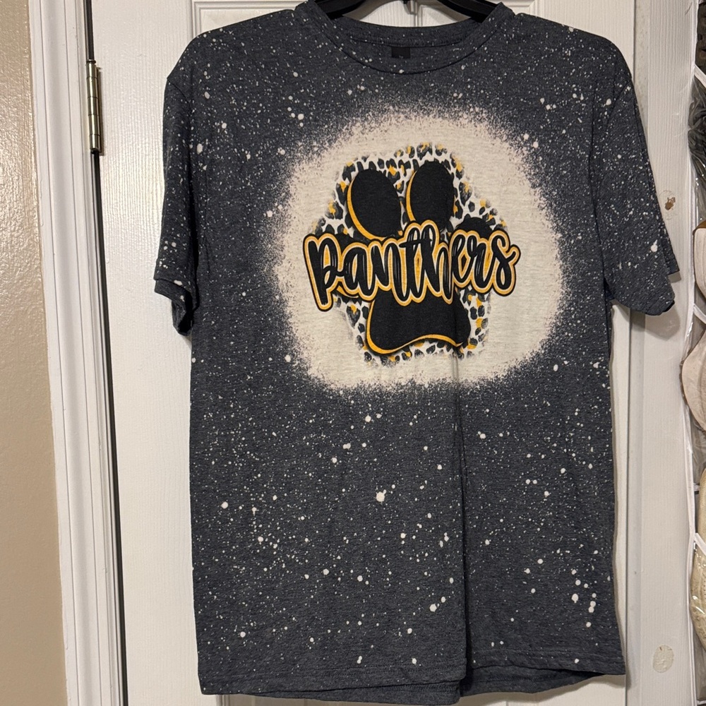 Gildan Panthers Graphic Tee - Black and White